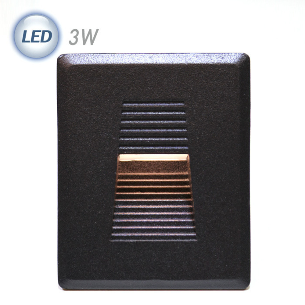 LED 사각 계단매입 3W F0229