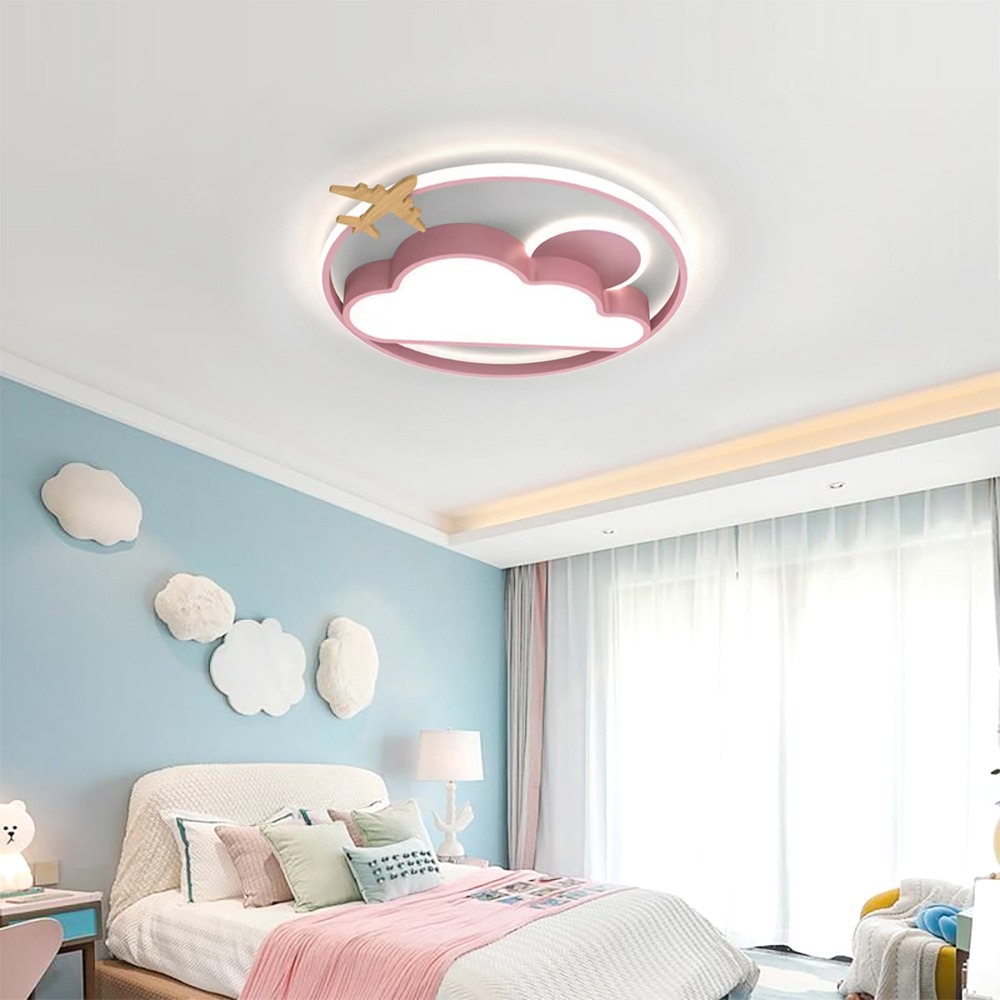 LED 에어플레인 구름 방등 (삼색변환)