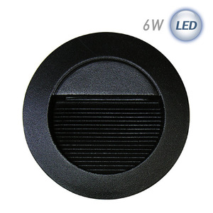 LED 원형 계단매입 6W F0119