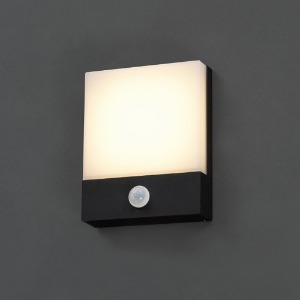 LED 심플 사각 센서 벽등 (방수 / 직부)