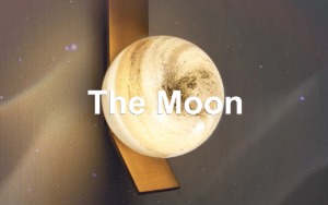 Moon shape lighting달을 닮은 조명