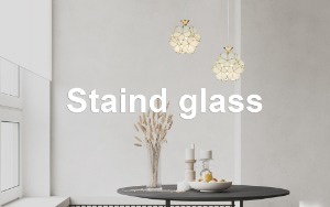 Classic &amp; Stained Glass 레트로 무드 스테인드 글라스