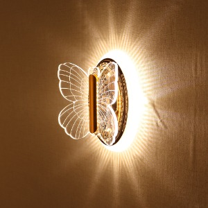 LED 몰리 나비 벽등