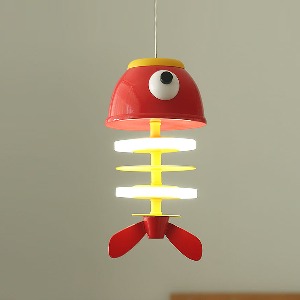 LED 물고기 펜던트